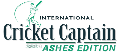 International Cricket Captain 2001 Ashes Edition logo for Playstation